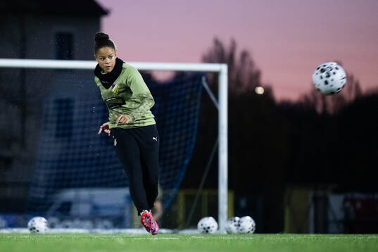 Bläddra bland fler bilder av Fotboll, Europa Cup, Häcken, Träning