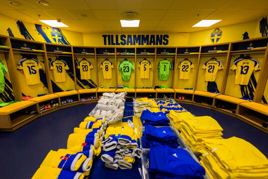Jerseys of Carl Starfelt, Mattias Svanberg, Gustav