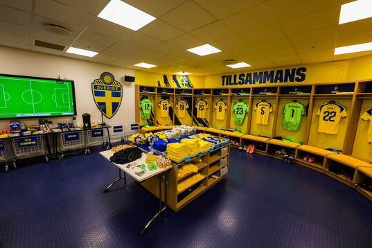 Jerseys of goalkeeper Viktor Johansson, Carl Starfelt,