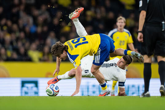 Mattias Svanberg of Sweden and Jaka Bijol of Slovenia