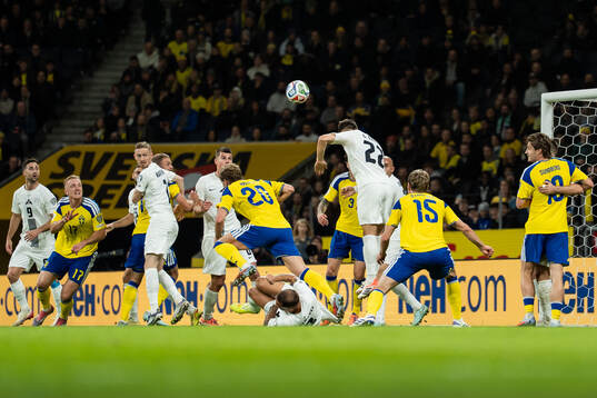 Isac Lidberg, Emil Krafth, Carl Starfelt and Mattias