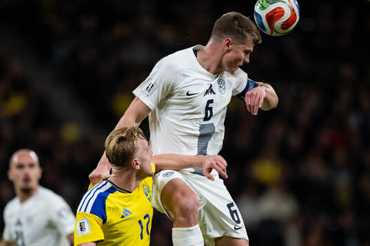Isac Lidberg of Sweden and Jaka Bijol of Slovenia