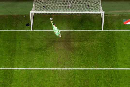 Goalkeeper Jacob Widell Zetterström of Sweden
