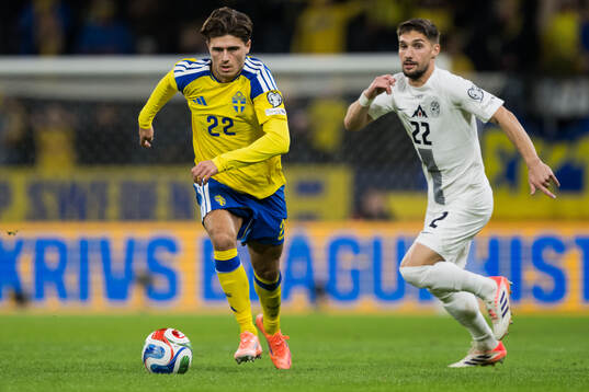 Besfort Zeneli of Sweden and Adam Gnezda Cerin of Slovenia