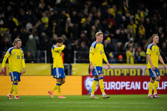 Emil Forsberg, Besfort Zeneli, Herman Johansson and Isac