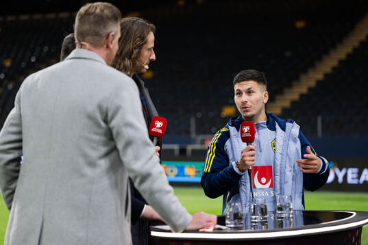 Roony Bardghji of Sweden in the Swedish broadcaster Viaplay
