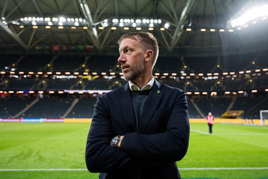 Head coach Graham Potter of Sweden