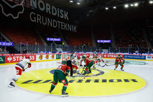 Alexandre Mallet of Grenoble and Jacob Peterson of Frölunda