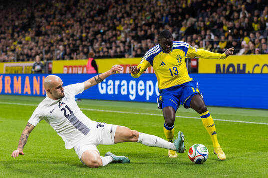 Vanja Drkusic of Slovenia and Ken Sema of Sweden