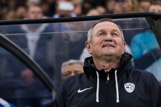 Head coach Matjaz Kek of Slovenia