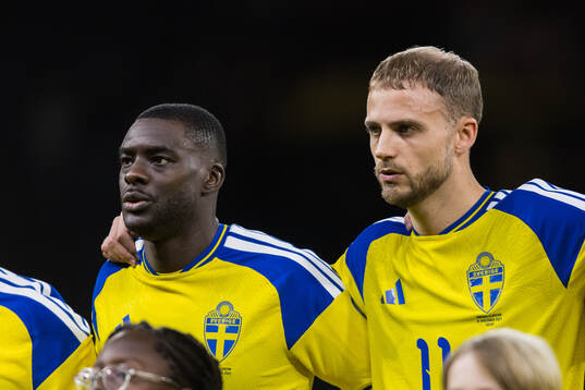 Ken Sema and Gustav Lundgren of Sweden
