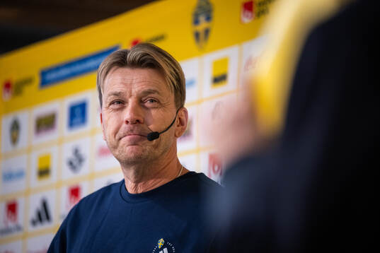 Head coach Tony Gustavsson of the Swedish women's national