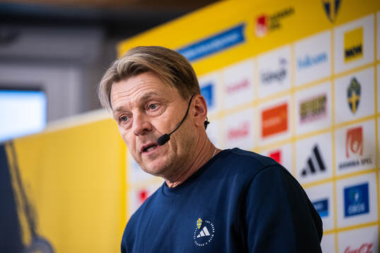 Head coach Tony Gustavsson of the Swedish women's national
