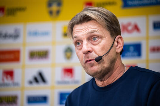 Head coach Tony Gustavsson of the Swedish women's national