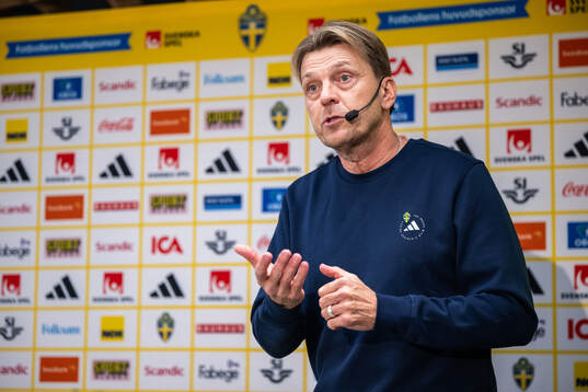 Head coach Tony Gustavsson of the Swedish women's national
