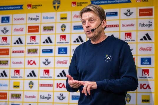Head coach Tony Gustavsson of the Swedish women's national