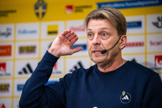 Head coach Tony Gustavsson of the Swedish women's national