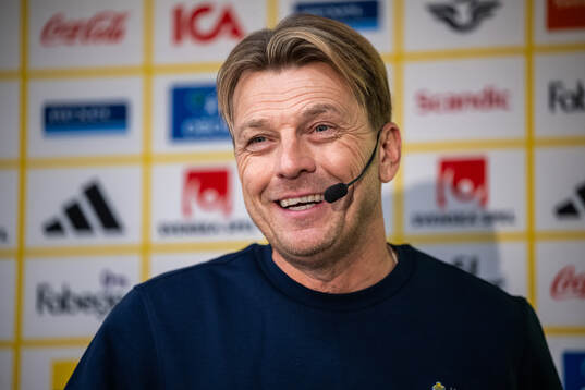 Head coach Tony Gustavsson of the Swedish women's national