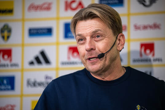 Head coach Tony Gustavsson of the Swedish women's national