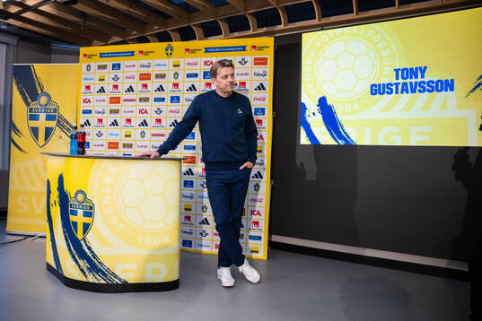 Head coach Tony Gustavsson of the Swedish women's national