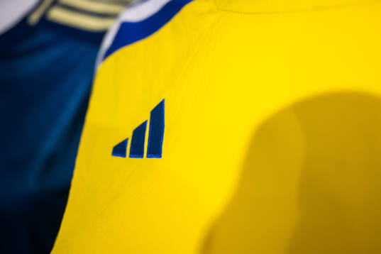 The official jersey of the Swedish women's national