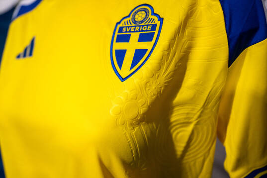 The official jersey of the Swedish women's national