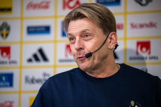 Head coach Tony Gustavsson of the Swedish women's national