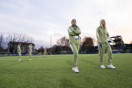 Alva Selerud and Lisa Löwing of Häcken