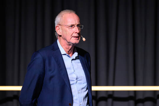 Per Eliasson, säkerhetschef SEF, vid utdelningen av årets