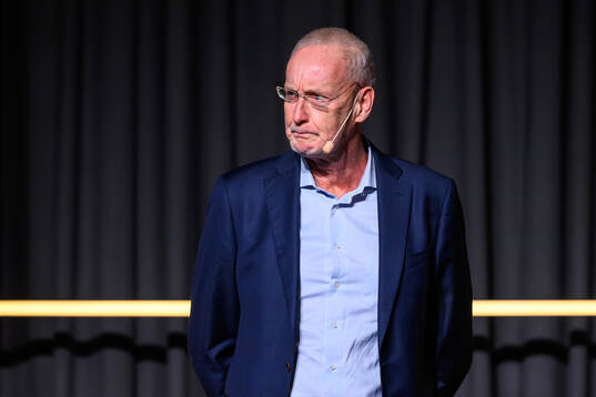 Per Eliasson, säkerhetschef SEF, vid utdelningen av årets