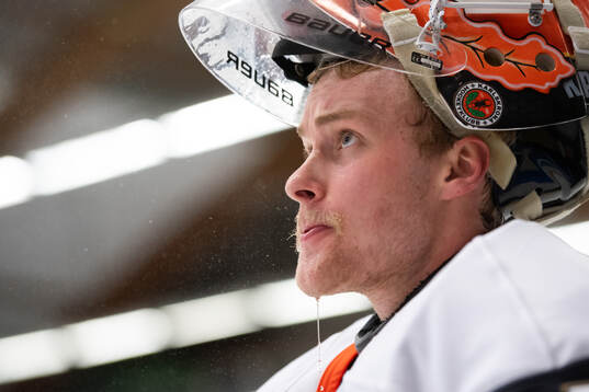 Karlskrona HKs målvakt Fabian Arwidson