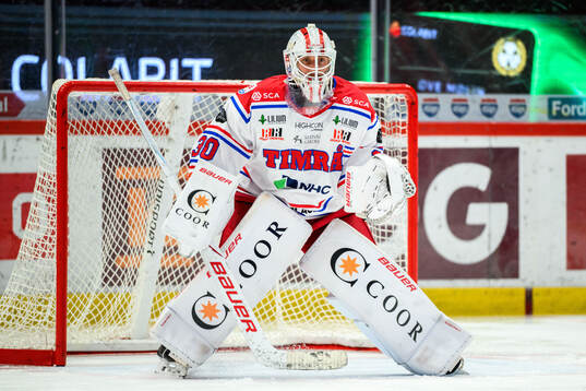 Timrås målvakt Jacob Johansson