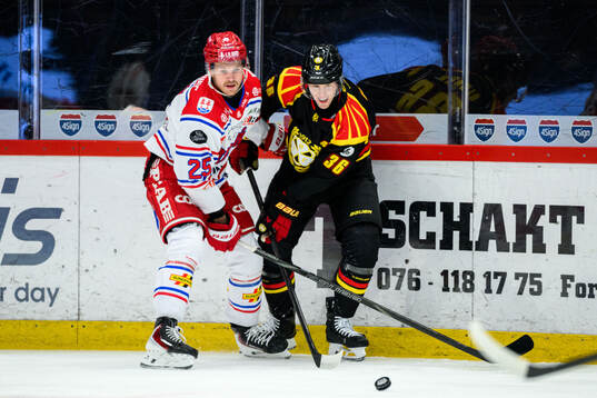 Timrås Linus Nässén och Brynäs Linus Ölund