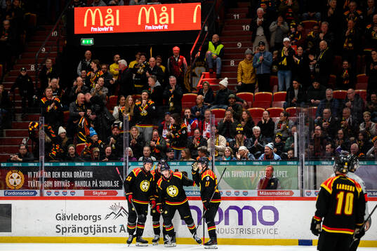 under ishockeymatchen i SHL mellan Brynäs och Timrå