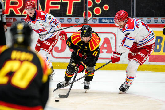 Brynäs Johan Larsson och Timrås Emil Pettersson