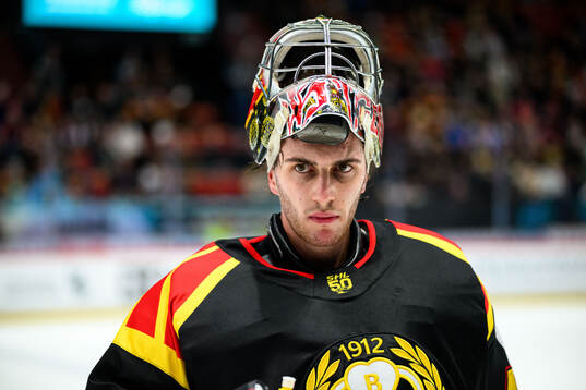 Brynäs målvakt Damian Clara
