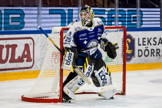 Leksands målvakt Robin Christoffersson