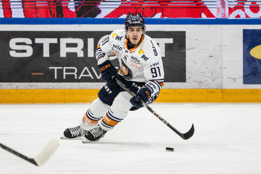 Under ishockeymatchen i SHL mellan Leksand och Växjö