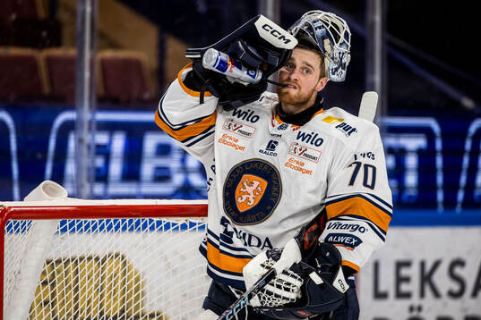 Växjös målvakt Adam Åhman