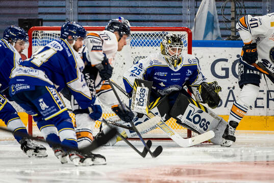 Leksands målvakt Robin Christoffersson