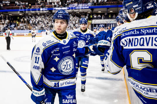 Leksands Wiktor Nilsson jublar