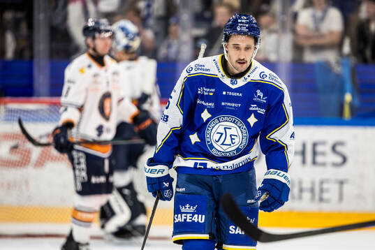 Leksands Max Veronneau deppar