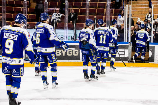 Leksands spelarna deppar