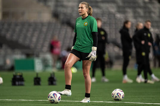 Goalkeeper Fanny Jurander of Hammarby