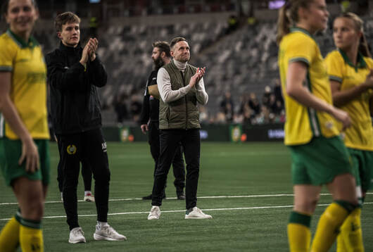 Coach Martin Sjögren of Hammarby