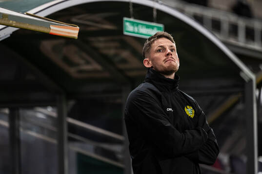 Assistant coach William Strömberg of Hammarby