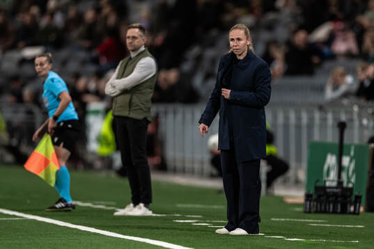 Head coach Anouk Bruil of Ajax