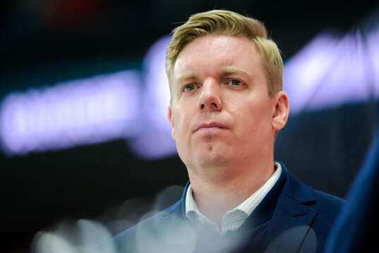 HV71s tränare Anton Blomqvist