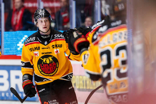Luleås Pontus Andreasson jublar