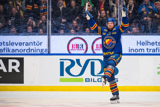 Djurgårdens Jacob Josefson jublar